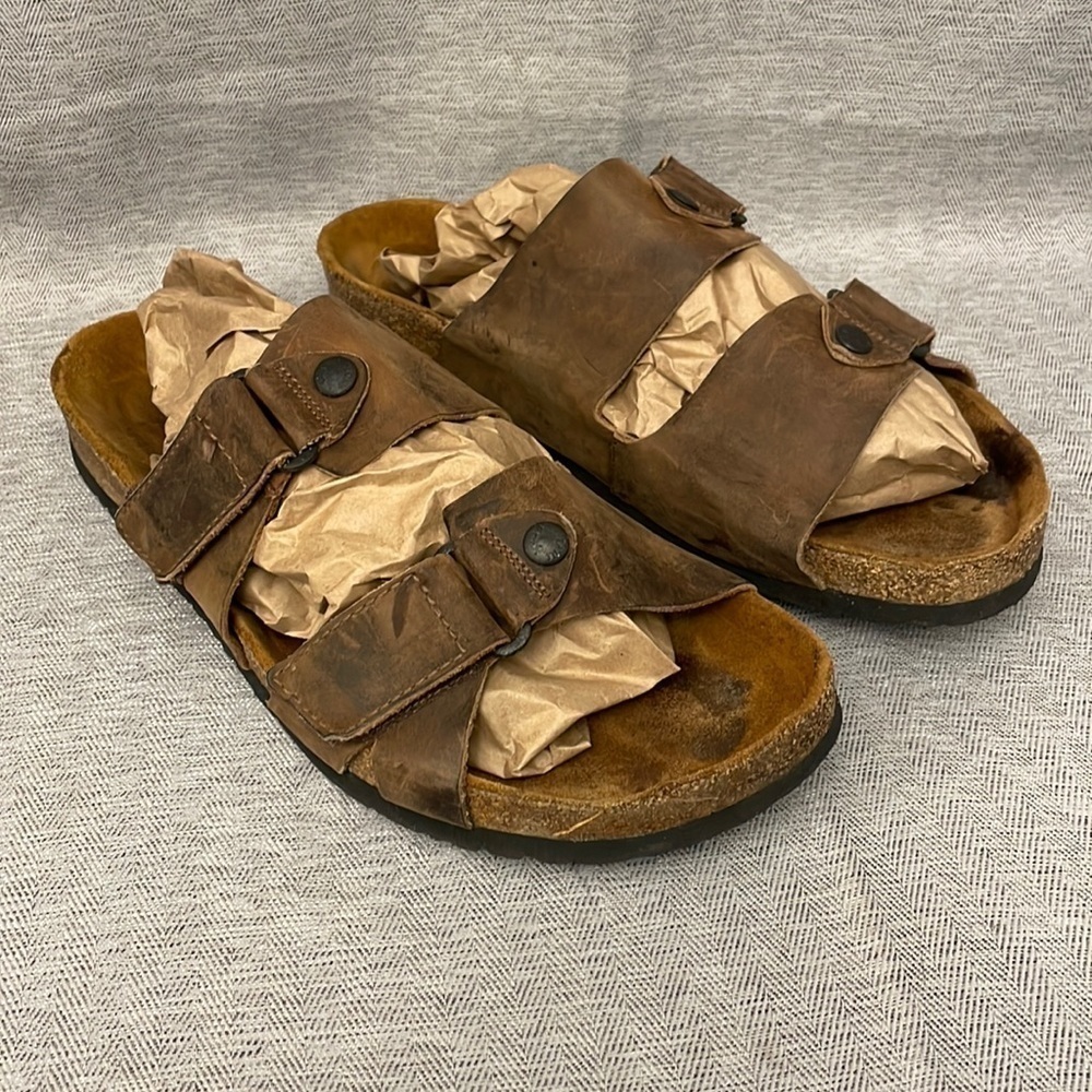 COPY - Noat Leather Strap Slide Sandal EU 46 US 12